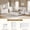 White, variant on GIKPAL Bedroom Furniture Set of 4, Includes 6 Drawer Dresser, 5 Drawer Dresser, Nightstand Set of 2 with Charging Station, Modern Wood Dresser and Nightstand Sets, Natural