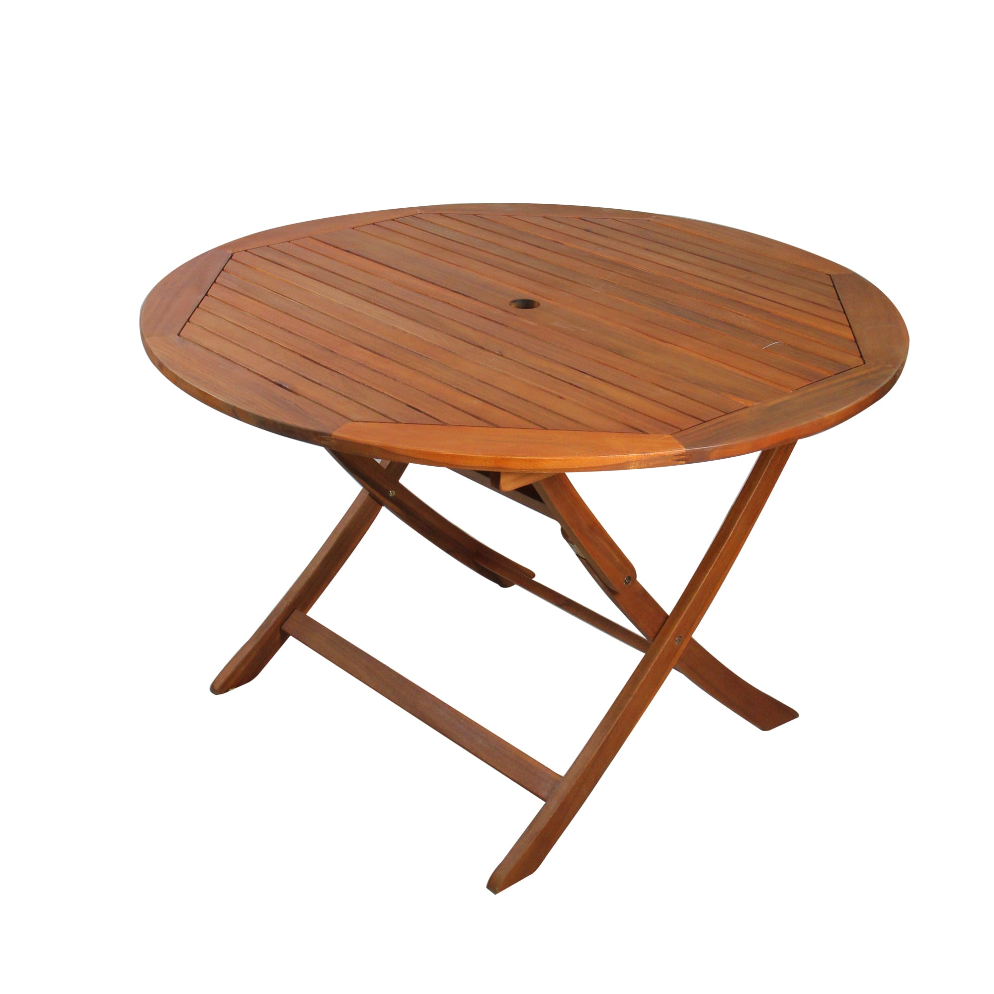 Round Wooden Folding Patio Table Patio Furniture