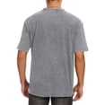 thumbnail image 3 of Sopiago Mens Oversized T Shirt Short Sleeve Vintage Washed Basic Loose Tees Grey,M, 3 of 6