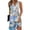 #0277-Multicolor, variant on Plus Size Women’s Sleeveless V Neck Floral Print Dress, Relaxed Fit Bohemian Shift with Side Slits, Comfortable Stretchy Casual Everyday Wear, Summer Party Sundresses for Women Gift