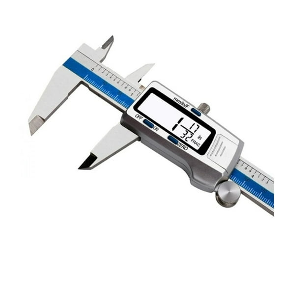 ET52 150mm 6-Inch Digital Caliper 0.01mm High-Precision Stainless Steel Caliper Electronic Vernier Fraction/mm/Inch Display