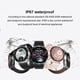 thumbnail image 2 of Cateissary Reloj inteligente con auriculares Carga magnética Comodidad indolora Reducción de ruido bidireccional Sonido del reloj inteligente Relojes inteligentes negro, 2 of 6