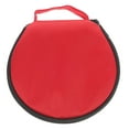 thumbnail image 4 of KAKOWELY Petit Étui Rond pour CD, Sac de Rangement pour CD, Support de Disque DVD, Capacité 20, 6.3x"X5.91"X0.79 Pouces, 4 of 4