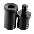 thumbnail image 1 of ZLight Pool Cue Joint Protector Pool Cue Tip Tools Joint Thread Protector Joint Cap 22mmx51mm Black 22x61mm, 1 of 6