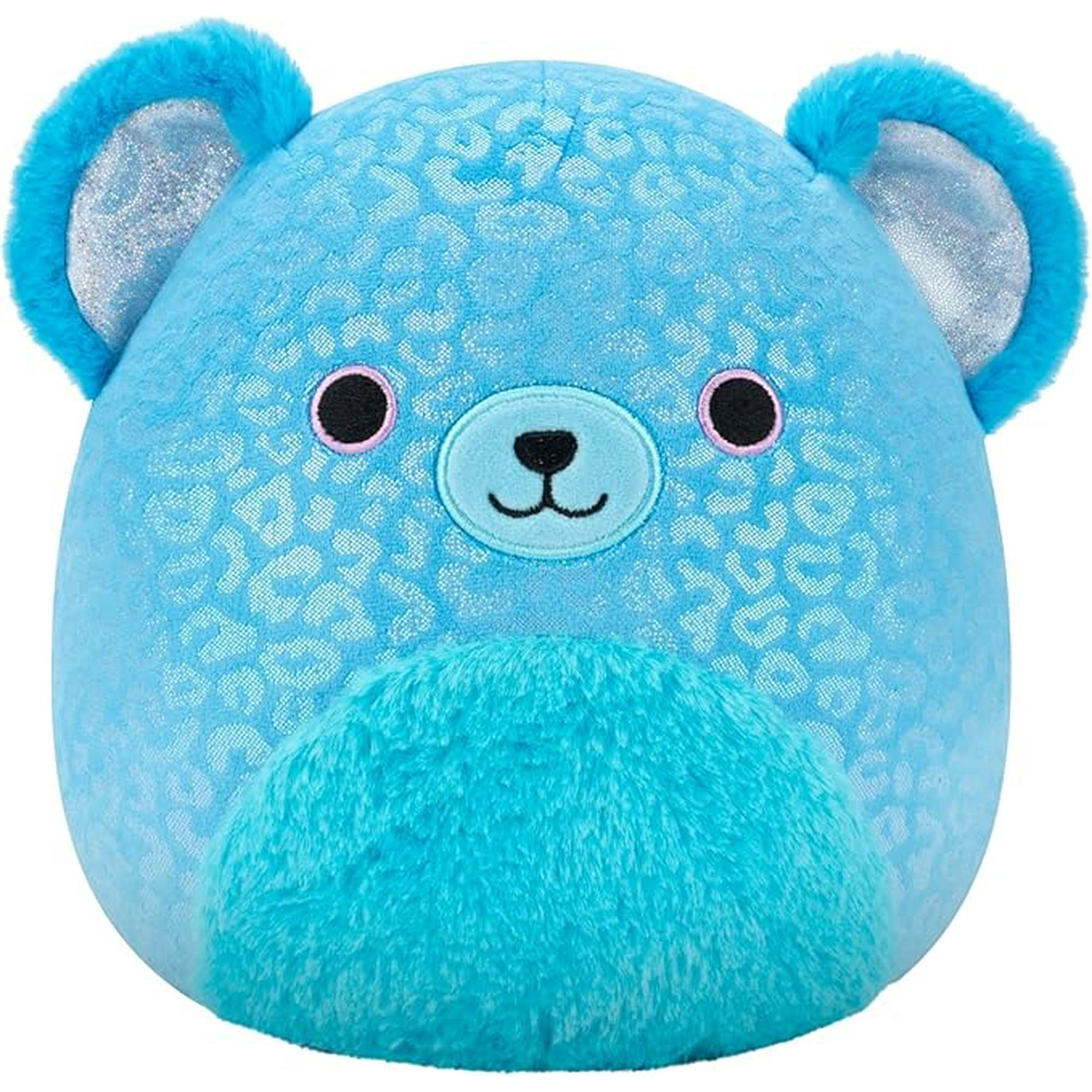 Squishmallows Original 8in Sarge The Blue Jaguar with Iridescent Spots