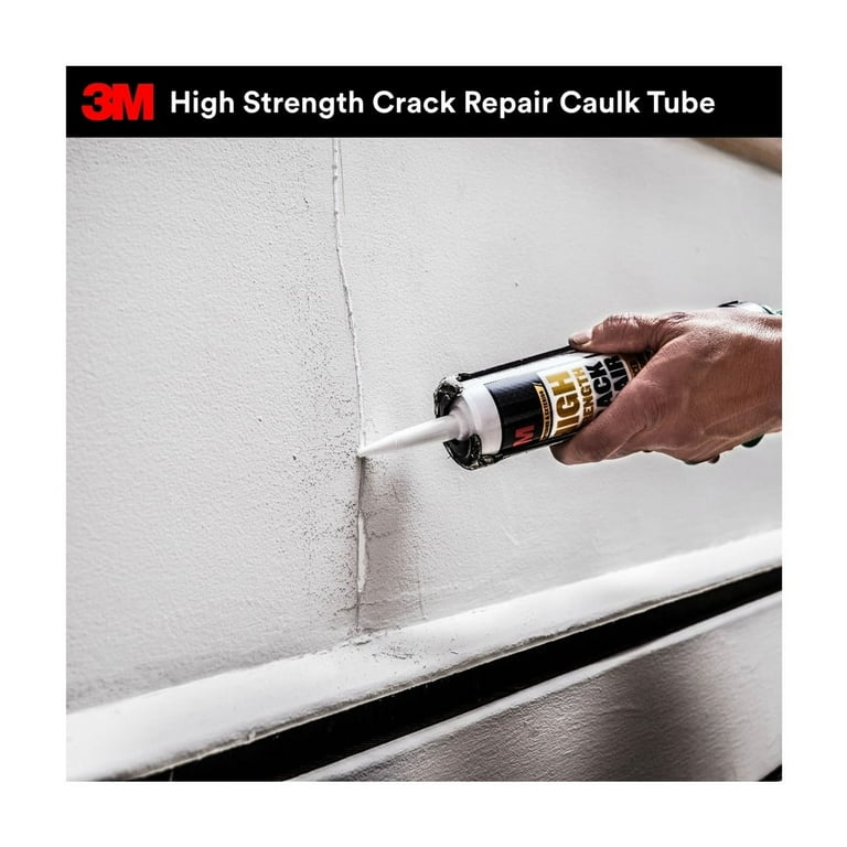 3M High Strength Crack Repair, Caulk Tube, Wall Filler