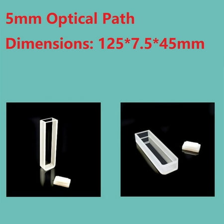 

Goodhd Quartz cuvette suitable for 751/722 Spectrophotometer optical path 10mm-50mm