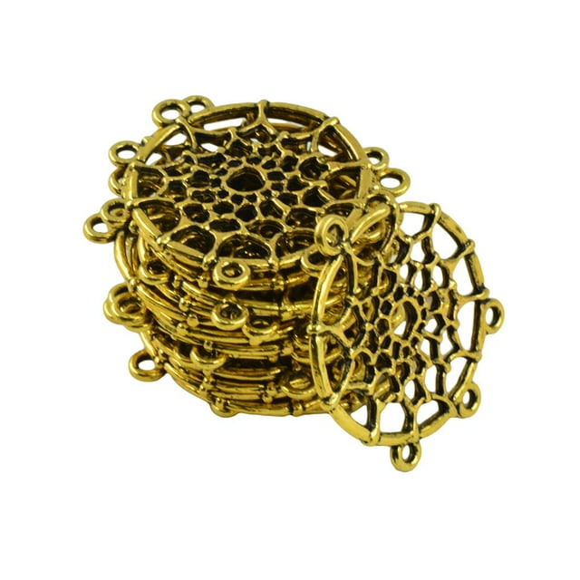 lionlar 20pcs Rétro Indien Rêve Pendentifs DIY Collier Faisant Connecteur Or