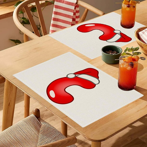 Mantel con Letras Navideñas para Mesas Festivas, Mantel con Diseño de Banderas para El Té, Mantel para Reuniones Festivas y Restaurantes.