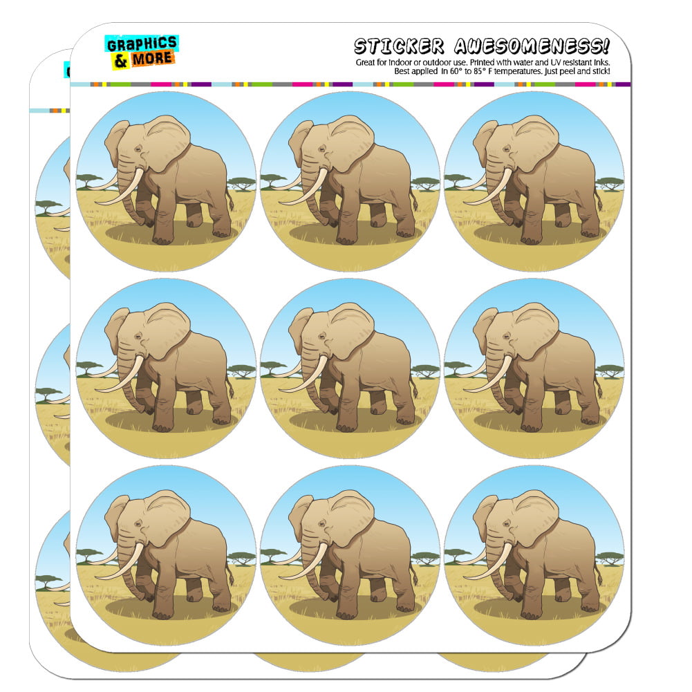 Cute Elephants Baby Hearts 3D Puffy Stickers Full Sheet Scrapbooking Art Crafts 