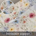 thumbnail image 7 of Beige Floral Spring Body Pillow Cover 20 x 54 Inch Decorative Pillow Cover Vintage Farmhouse Botanical Lumbar Pillowcase Seasonal Rectangle Cushion Case for Couch Sofa Bed Living Room, 7 of 7