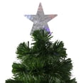 thumbnail image 3 of Northlight Pre-Lit Color Changing Fiber Optic Artificial Christmas Tree with Snowflakes - 4' - Green, 3 of 6