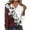 Red, variant on Ndbuld Dressy Tops for Women Classic Fit Long Sleeve Shirts V Neck Lightweight Blouses Casual Tunic Womens Tops Wine L