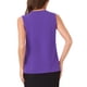 thumbnail image 3 of BLUSA SIN MANGAS DE CHIFFON V DE OFICINA PARA MUJERES INSPIRADA CHIC S MORADO, 3 of 6