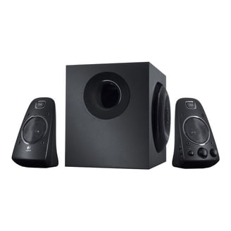 Logitech Z130 Compact 2.0 Stereo Speakers, 3.5mm Jack, Black
