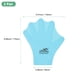 thumbnail image 3 of Uxcell 2 pares de guantes de natación de silicona tipo rana con dedos palmeados pequeños azules, 3 of 7