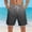 Black, variant on FengLS Mens Shorts Summer Quick-Dry Outdoor Short Pants Drawstring Elastic Waist Sports Shorts Trendy Gradient Color Beach Shorts with Pockets