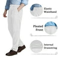 thumbnail image 3 of FEDTOSING Pleated Dress Pants for Men Classic Fit 30"/32"/34" Work Pants Casual Old Money Vintage Slacks, 3 of 6