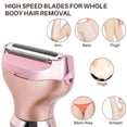 thumbnail image 3 of Epilator Pubic Hair Removal Shaver Female Underarm Armpit Razor Trimmer Depilation Machine Women's, 3 of 8