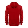 thumbnail image 4 of Levmjia Men's Japanese Sweatshirt Jacket 100% Polyester Hooded Zip-Up Casual Coat Multiple Pockets Breathable Sportswear Solid Color S-3XL Red, 4 of 7