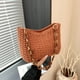 thumbnail image 5 of Bolso Cuadrado Paja para Mujer Con Cadena Mano en La Playa, 5 of 9