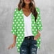thumbnail image 2 of Mujeres de Manga Larga Tops Casual Impreso Suelto Cubrir Blusa de Cardigan Primavera Verano, 2 of 5