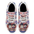 thumbnail image 2 of Happy 4th Of July Shoes Patriotic Gnomes Truck Print Sneakers Lightweight Comfortable Running Shoes for Men Women White Size 7.5, 2 of 7