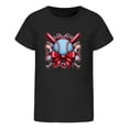thumbnail image 3 of ibiyuan Girl Shirts Size 10-12 Casual Short Sleeve Girls T-Shirts Funny Print Girl Tops Size 7-8 Crew Neck Tees Y2k Family Vacation Trip Tee,12-13 Years, 3 of 6