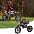 thumbnail image 2 of Yedigre 49cc 2-Stroke Dirt Bike, Gas Power Motocross, Off Road Mini Motorcycle, Pocket Motorbike with Front Rear Disc Brakes, 2 of 10