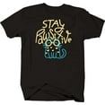 thumbnail image 1 of Mens Tshirt Stay Pawsitive Shirt Black 3XL, 1 of 2