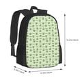 thumbnail image 3 of Daiia Green Avocado Backpack for Men and Women -Durable Backpack Large Capacity, Water-Resistant Bag with Adjustable Straps and Laptop Compartment, 3 of 9