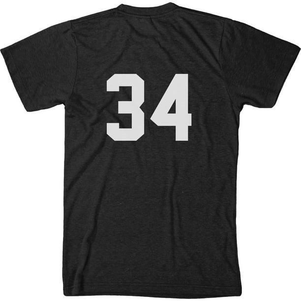 Trunk Candy - Standard White Jersey Number 34 Men's Modern Fit T-Shirt ...