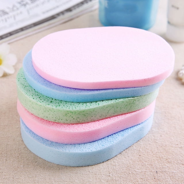 CRAFTHROU 6Ud Esponjas Faciales Portátiles Multi Función Para Exfoliar Y Limpiar En Casa Y Viaje