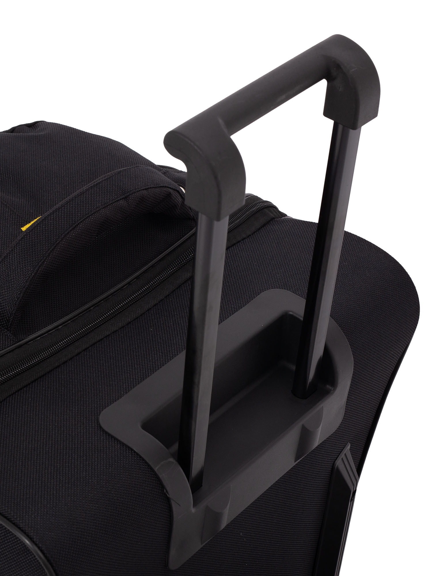 Travelers Club Adventurer 30" 2-Section Drop-Bottom Rolling Duffel Travel Luggage - Black