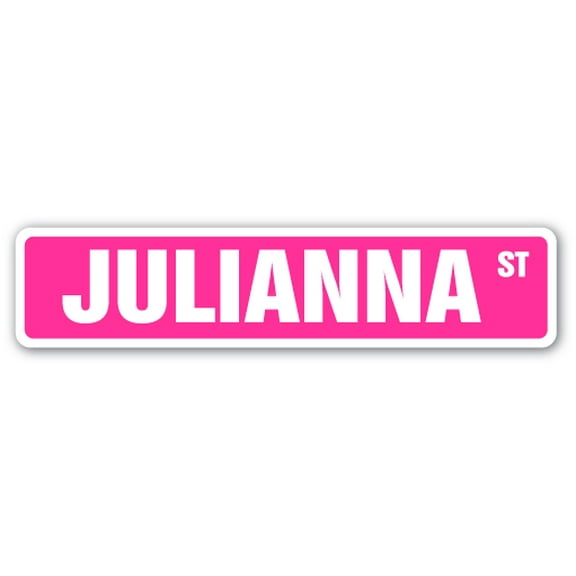 Julianna Street [3 Pack] of Vinyl Decal Stickers |for Laptop Car