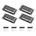 thumbnail image 1 of 4 Digit Tube LED Segment Digital Tube Display Module 4 Digit Display Board Display Module 0.36in TM1637 Drive Chip Clock Display, 1 of 7