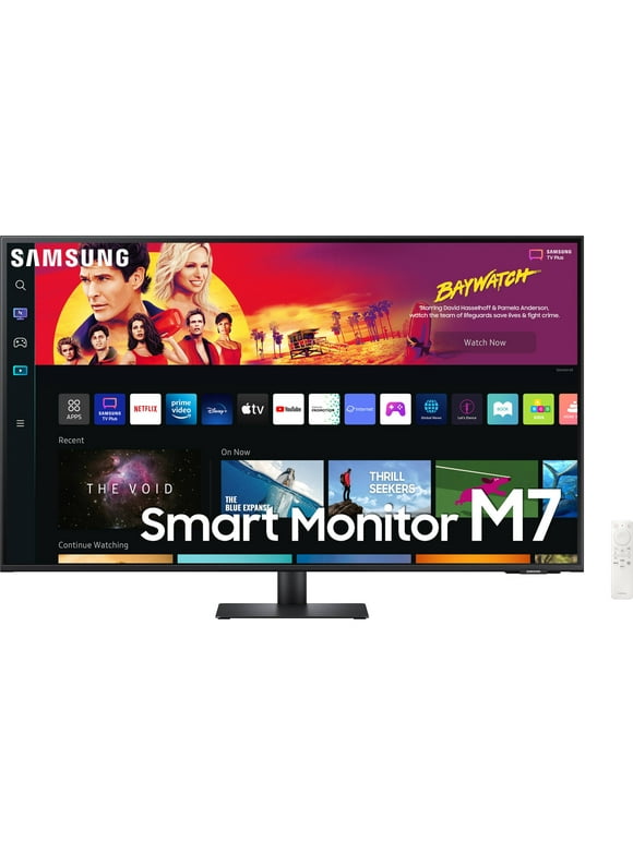 SAMSUNG 43" Class M70B UHD USB-C Smart Monitor and Streaming TV - LS43BM702UNXZA