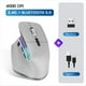 thumbnail image 3 of Ratón Inalámbrico Bluetooth 5.0 Mouse 2.4G Ratón Óptico Portátil Inalámbrico Ratones Ergonómicos para Computadora de Mano Derecha Gris, 3 of 5
