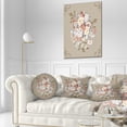 thumbnail image 3 of Designart White and Yellow Floral Pattern - Floral Throw Pillow - 12x20, 3 of 5