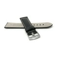 thumbnail image 4 of 20mm Leather Watch Band Strap, Mat Finish, White Stitching, Stainless Steel Buckle, 4 of 7