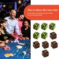 thumbnail image 4 of Dado 10 Uds contadores de dados positivo negativo + 1 -1 juego de mesa de reunión dados divertidos, 4 of 4