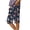 Navy, variant on Dvprdro Womens Cotton Shorts Floral Side Slit Detail Elastic Waist with Pockets Summer Shorts
