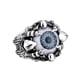 thumbnail image 1 of Qarigey Anillo de globo ocular de acero inoxidable, decoración personalizada, anillos de ojo falso, accesorio de regalo de joyería portátil para Ropa, zapatos y accesorios Miscelánea Gris Qarigey AP014686-01, 1 of 6