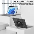 thumbnail image 4 of Coque Rigide Robuste pour Surface Pro 9 13 Pouces, Supporte les Accessoires de Clavier (Noir, CaseCore Coque pour Surface Pro 9 13 Pouces), 4 of 5