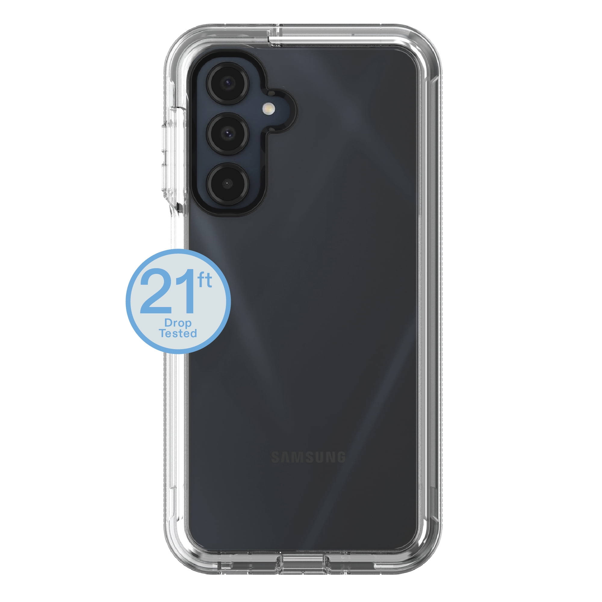 onn Rugged Phone Case for Samsung Galaxy A16 5G - Clear