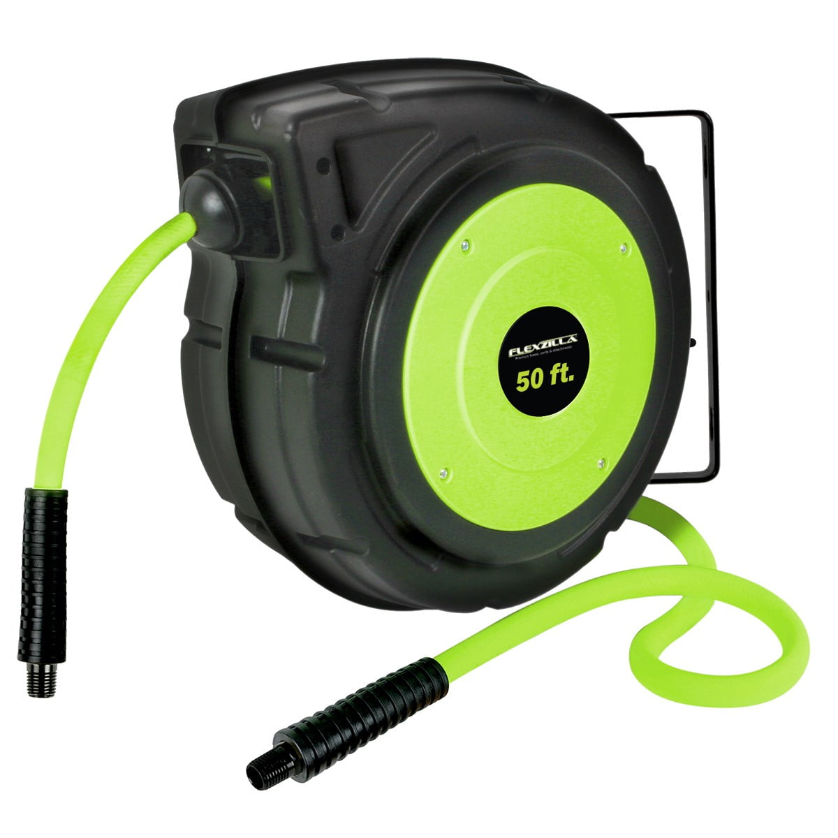 Legacy L8250FZ Flexzilla 3 8"x50' Retractable Enclosed Plastic Air Hose Reel by L8250FZ