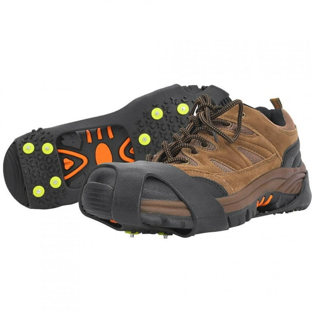 Khall Ice Cleats, Ice Snow Traction Cleats, Professional Walking Hiking On Snow And Ice For Climing Jogging