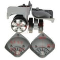 thumbnail image 3 of Maleta con Ruedas Colcomx 2 uds piezas universales para maletas de viaje Gris, 3 of 5
