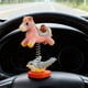 thumbnail image 5 of Figura de caballo que mueve la cabeza, juguete para decoración de coche, accesorios de escritorio Blanco, 5 of 8