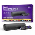 thumbnail image 1 of Roku Streambar SE | 2-in-1 TV Soundbar with Built-in 4K/HD/HDR Streaming, Premium Speakers, & Enhanced Speech Clarity for Crisp, Clear Dialogue - Quick Guided Simple Setup, 1 of 5
